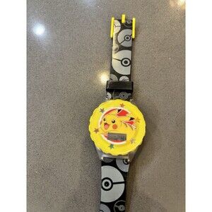 Pokemon Pikachu Digital Light Up Watch Accutime 2022 POK4222TG Works